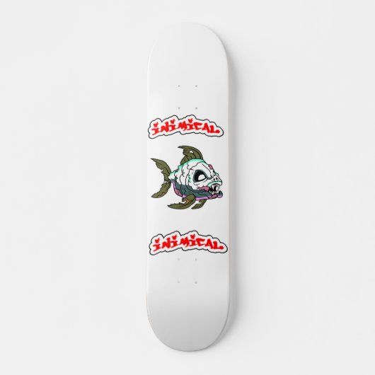 Skateboard Pont de planche à roulettes de monoster de poisson (Devant)