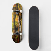 Skateboard Pont en bois et crique dans l'automne (Recto)