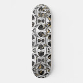SKATEBOARD PONT EN MARBRE PASTEL RETRO (Recto)