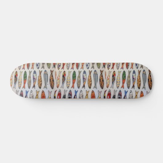 Skateboard Pont Fish Pattern (Horz)