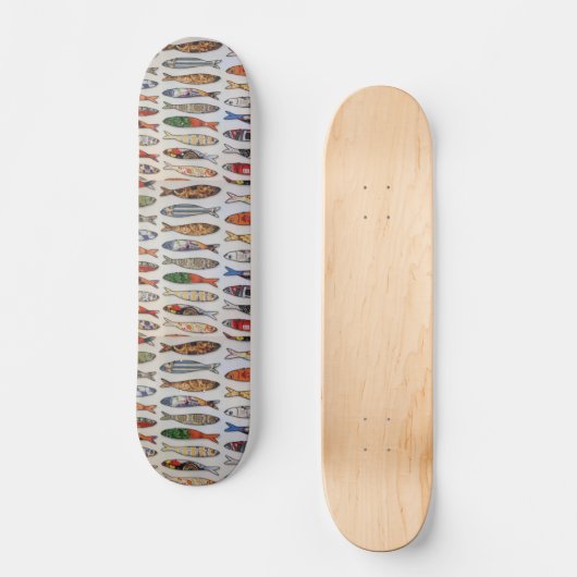 Skateboard Pont Fish Pattern (Recto)