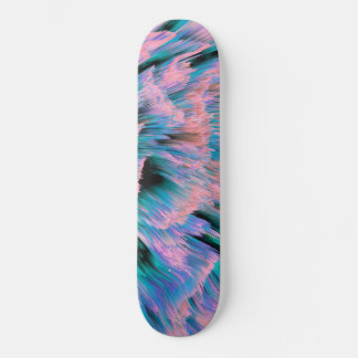 Skateboard Pont Iridescendant Abstrait