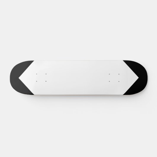 Skateboard Pont personnalisable Motif noir et blanc (Horz)