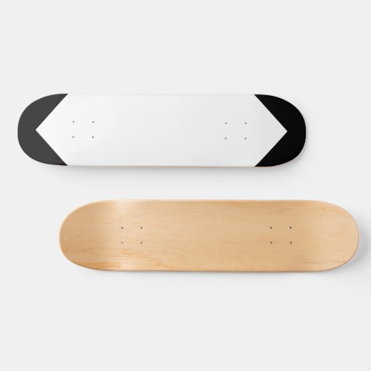 Skateboard Pont personnalisable Motif noir et blanc (Horz)