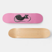 SKATEBOARD PONT ROSE CHAT NOIR (Horz)