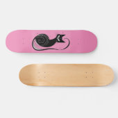 SKATEBOARD PONT ROSE CHAT NOIR (Horz)