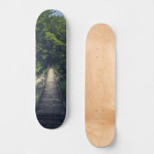 Skateboard Pont suspendu simple rivière Idrijca, Slovénie (Recto)