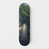 Skateboard Pont suspendu simple rivière Idrijca, Slovénie (Recto)