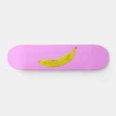 Skateboard Pop Art Banana en jaune (Horz)