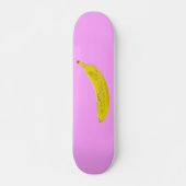 Skateboard Pop Art Banana en jaune (Devant)