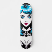 Skateboard Pop Art Girl Skate : Ride Your Story (Devant)