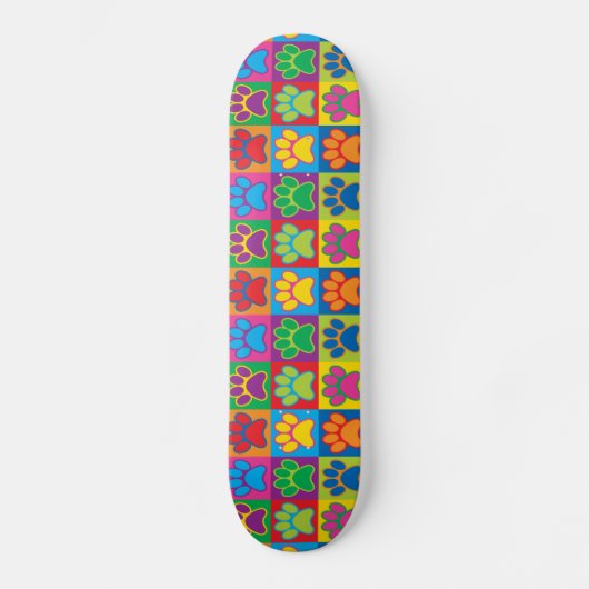Skateboard Pop Art Paws (Recto)