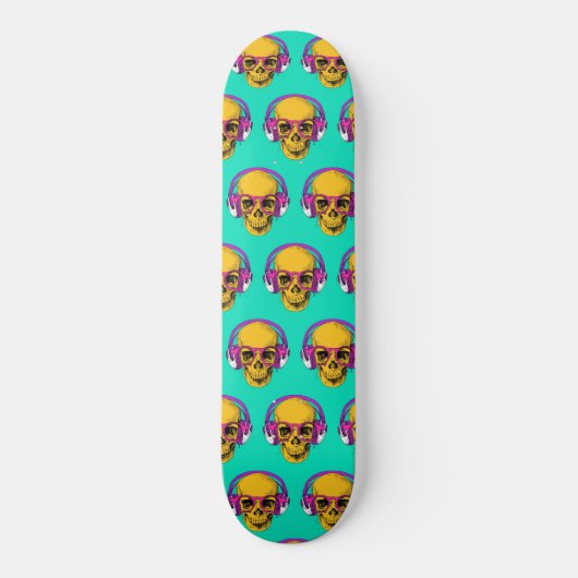 Skateboard - Pop Art Skull (Recto)