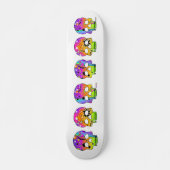 Skateboard - POP ART SKULLS (Devant)