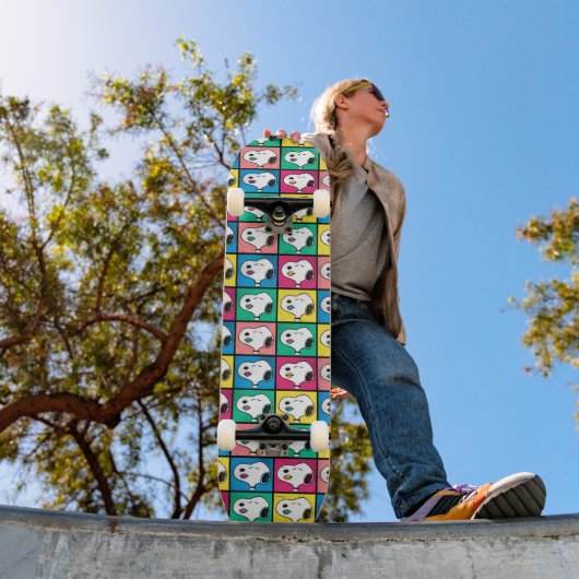 Skateboard Pop Art Snoopy Lips | Mod pour vous Motif (Extérieur 1)