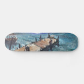 Skateboard Port par la mer (Horz)