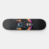 Skateboard Portail coloré de Wolf Bigfoot (Horz)