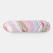 Skateboard Porte rose clair Marbre Collection tendance (Horz)