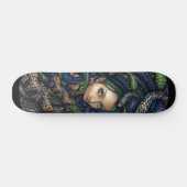 Skateboard Portrait de goth de mythologie de serpent de (Horz)