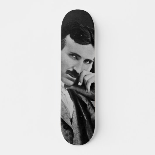 Skateboard Portrait de Nikola Tesla (Devant)