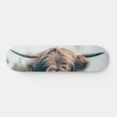 Skateboard Portrait de vache Highland (Horz)