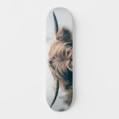 Skateboard Portrait de vache Highland (Recto)