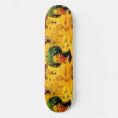 Skateboard Portrait féminin africain avec coucher de soleil (Recto)