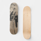 Skateboard Portrait intégral d'un guerrier samouraï C. 1780 (Recto)