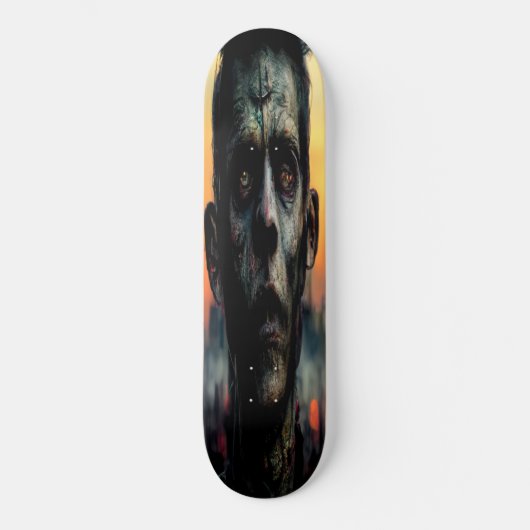 Skateboard Portret van een Zombie (Voorkant)