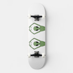 Skateboard Pose de cœur extraterrestre