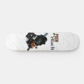 Skateboard Posh Black Frenchie Bulldog     (Horz)