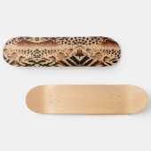 Skateboard Poster de animal tribal africain (Horz)