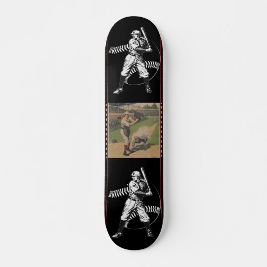 Skateboard Poster de baseball Skate (Devant)