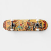 Skateboard Poster de cirque vintage Eddy Brothers (Horz)