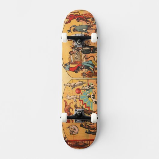 Skateboard Poster de cirque vintage Eddy Brothers (Recto)