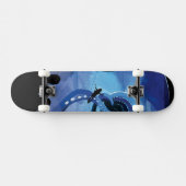Skateboard Poster de voyage Retro Space - Jupiter's Moon Euro (Horz)