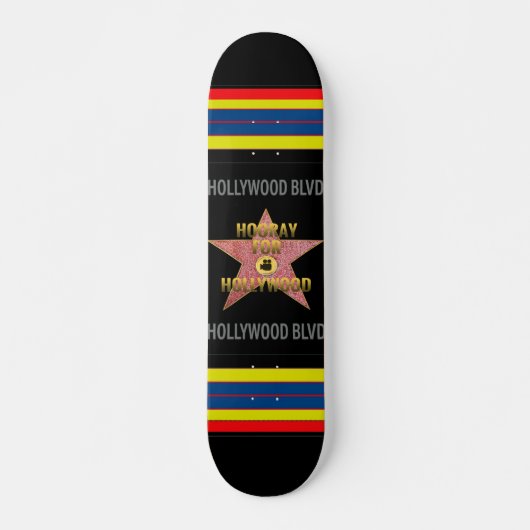 Skateboard Poster Hollywood Blvd. Patinage (Devant)