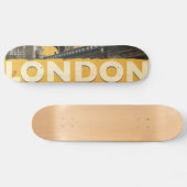 Skateboard Poster vintage Londres (Horz)