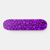 Skateboard Pot - Violet sur noir (Horz)
