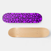 Skateboard Pot - Violet sur noir (Horz)
