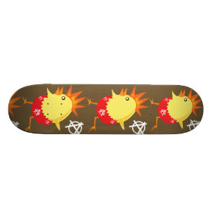 Skateboard Poulet de roche de Punk