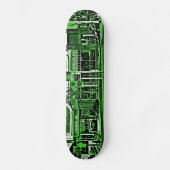 Skateboard Poulet frit au volant en vert (Recto)