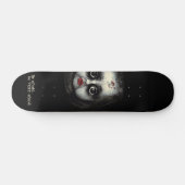 Skateboard Poupée gothique Eerie avec Halloween sanguin (Horz)