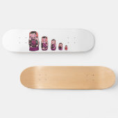 Skateboard Poupées russes rouges d'emboîtement (Horz)