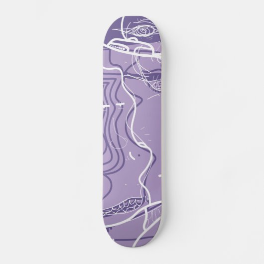 Skateboard Pourpre (Recto)