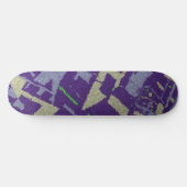 Skateboard Pourpre à section dorée (Horz)