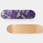 Skateboard Pourpre à section dorée (Horz)