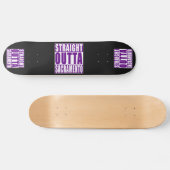 Skateboard Pourpre droit d'Outta Sacramento (Horz)