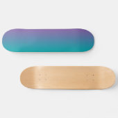 Skateboard Pourpre et Teal (Horz)