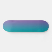 Skateboard Pourpre et Teal (Horz)